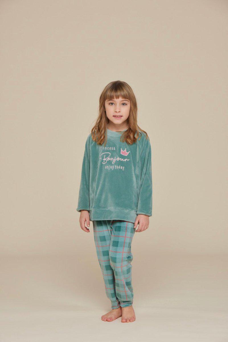 Pigiama bambina ciniglia felpata Noidinotte FE2312 - Caos Intimo Donna - Uomo - Bambini - Casa - Noidinotte