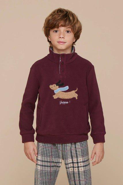 Pigiama bambina/o collo alto micropile Noidinotte Yuppie FE2272 - Caos Intimo Donna - Uomo - Bambini - Casa - Noidinotte