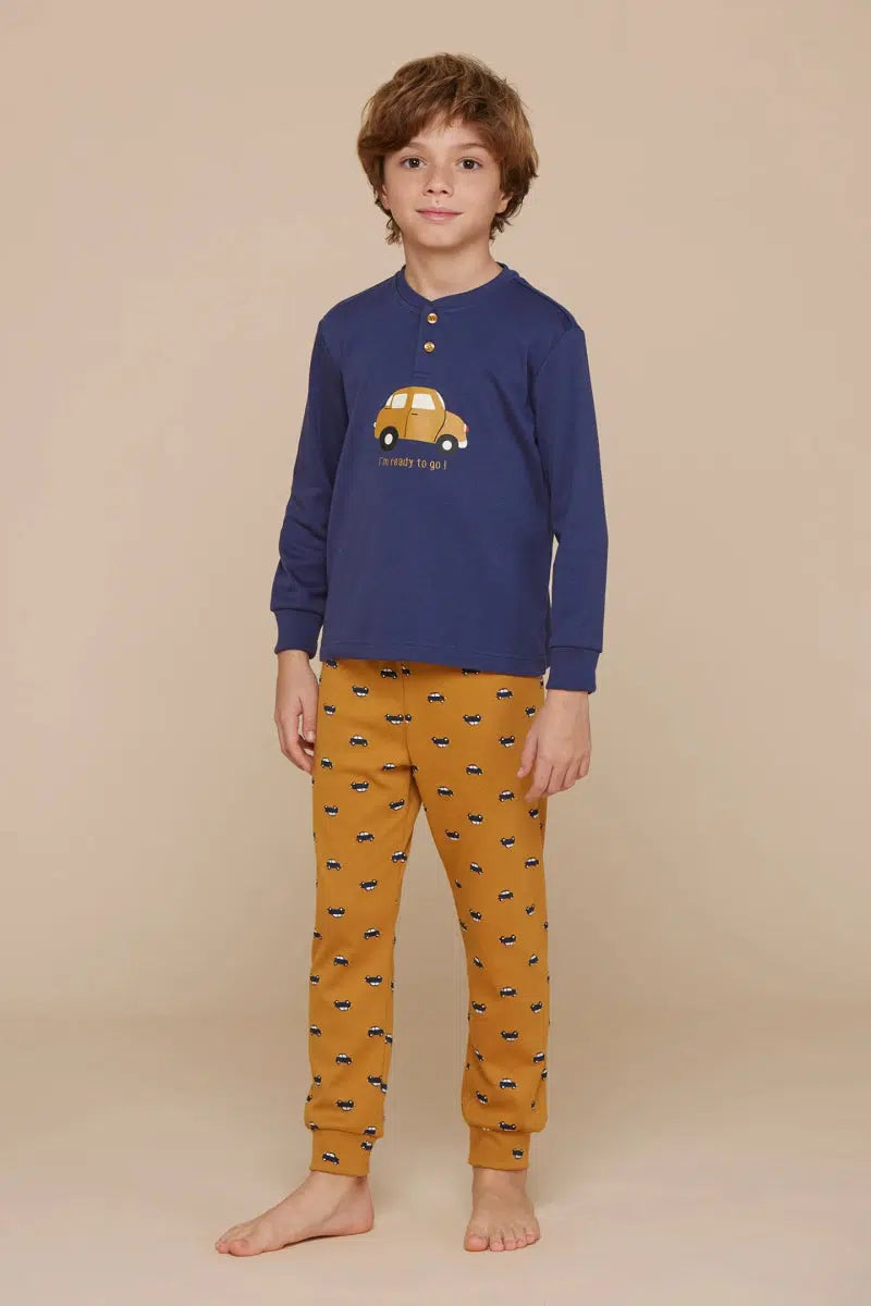 Pigiama bambino caldo cotone Noidinotte FE2363 - Caos Intimo Donna - Uomo - Bambini - Casa - Noidinotte