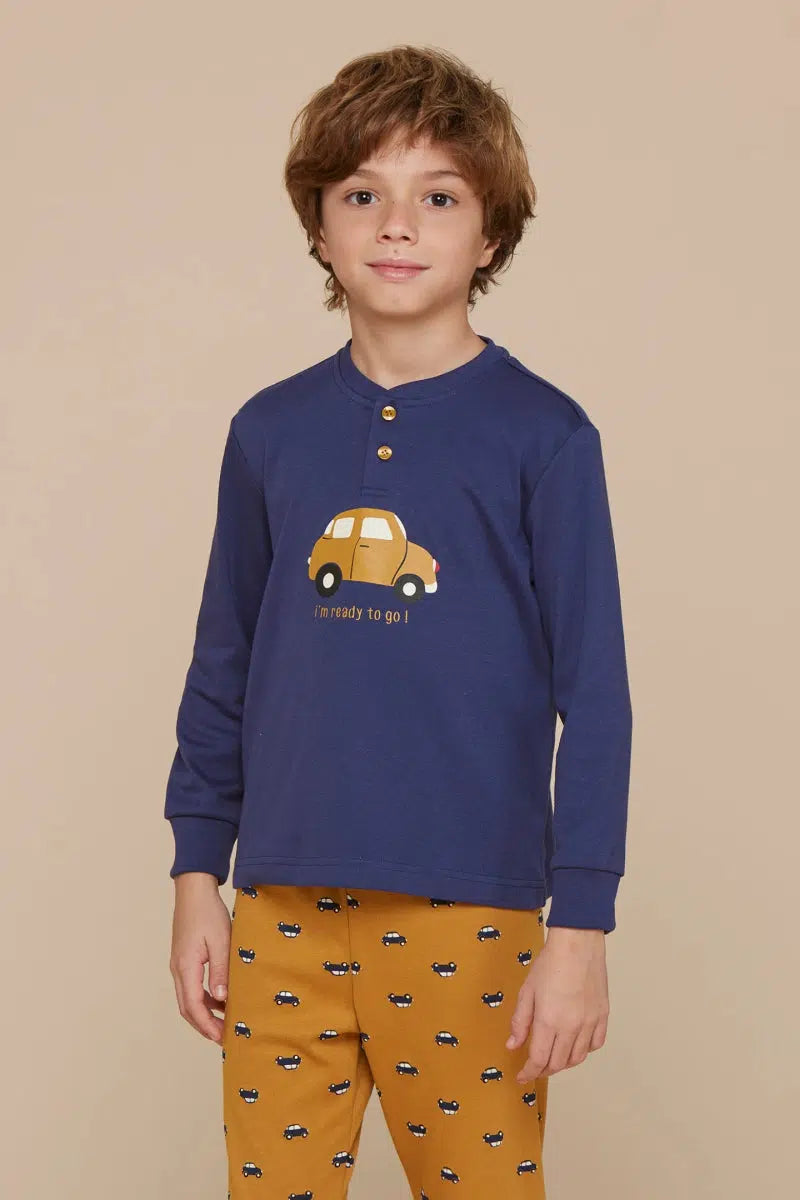 Pigiama bambino caldo cotone Noidinotte FE2363 - Caos Intimo Donna - Uomo - Bambini - Casa - Noidinotte