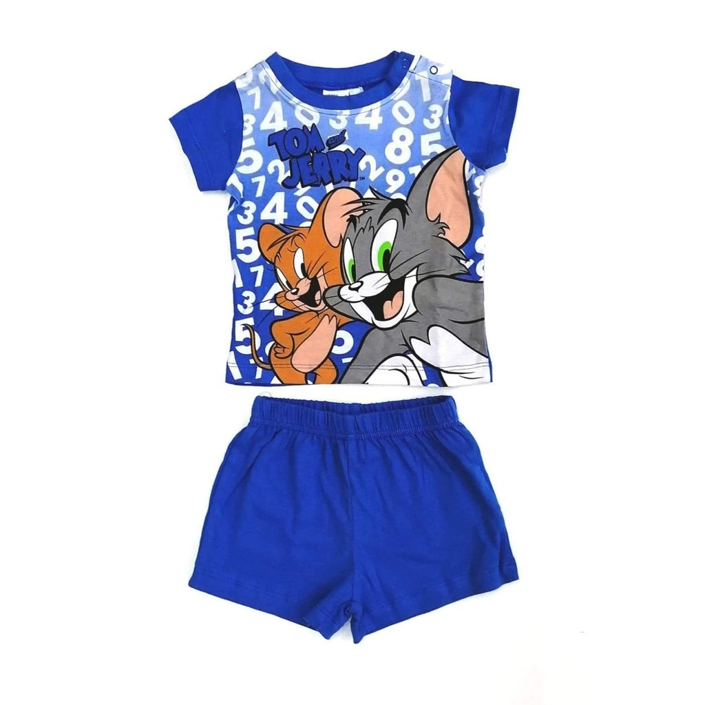 Pigiama bambino cotone Tom and Jerry Disney baby corto ER0343 - Caos Intimo Donna - Uomo - Bambini - Casa - Disney