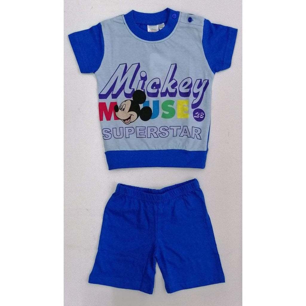 Pigiama bimbo cotone Disney Mickey corto MIC 1433 - Caos Intimo Donna - Uomo - Bambini - Casa - Disney