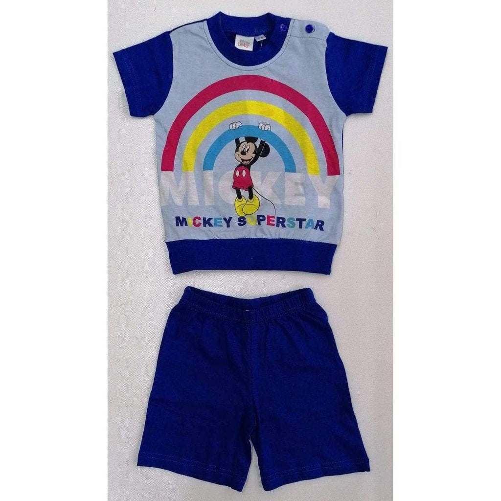 Pigiama bimbo cotone Disney Mickey corto MIC 1433 - Caos Intimo Donna - Uomo - Bambini - Casa - Disney