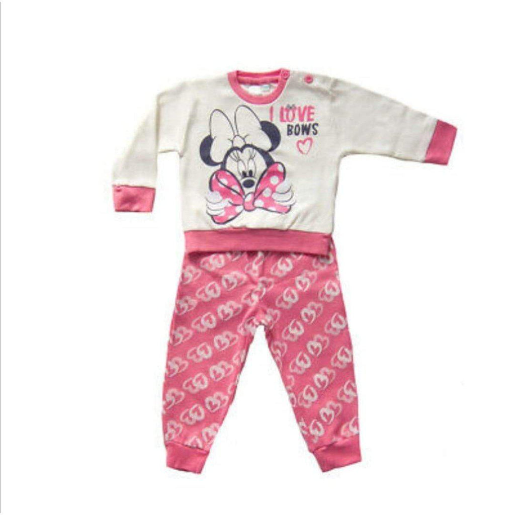 Pigiama caldo cotone Minnie Disney bambina neonato baby - Caos Intimo Donna - Uomo - Bambini - Casa - Looney Tunes