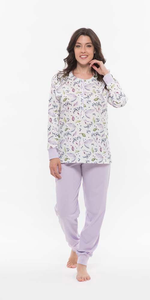 Pigiama conformato donna Jersey serafino Gary puro cotone R50001CONF - Caos Intimo Donna - Uomo - Bambini - Casa - Gary