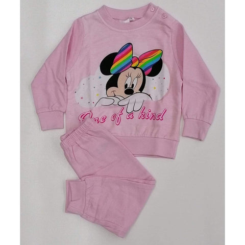 Pigiama cotone felpato Minnie Disney neonata baby 44-0960_MIN - Caos Intimo Donna - Uomo - Bambini - Casa - Disney