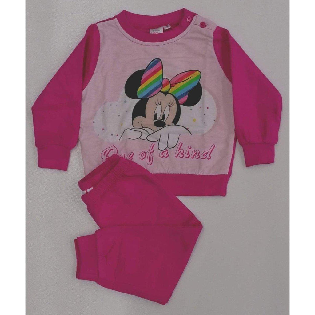 Pigiama cotone felpato Minnie Disney neonata baby 44-0960_MIN - Caos Intimo Donna - Uomo - Bambini - Casa - Disney