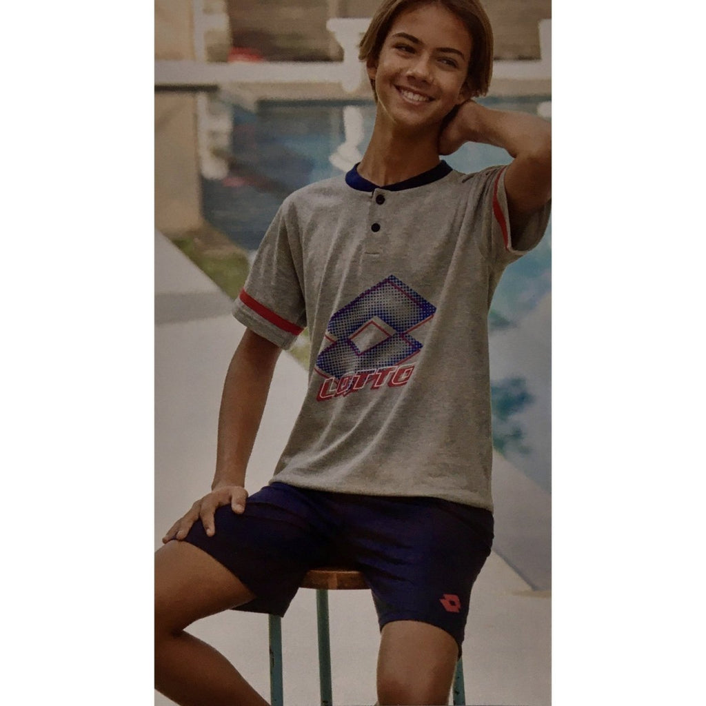 Pigiama cotone manica corta Ragazzo Lotto LP8025 - Caos Intimo Donna - Uomo - Bambini - Casa - Lotto