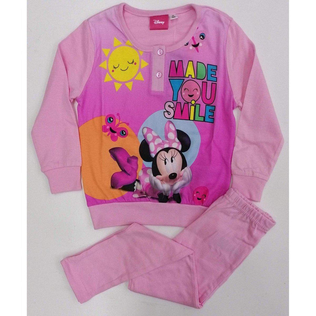 Pigiama cotone Minnie bambina Disney 1389 - Caos Intimo Donna - Uomo - Bambini - Casa - Disney