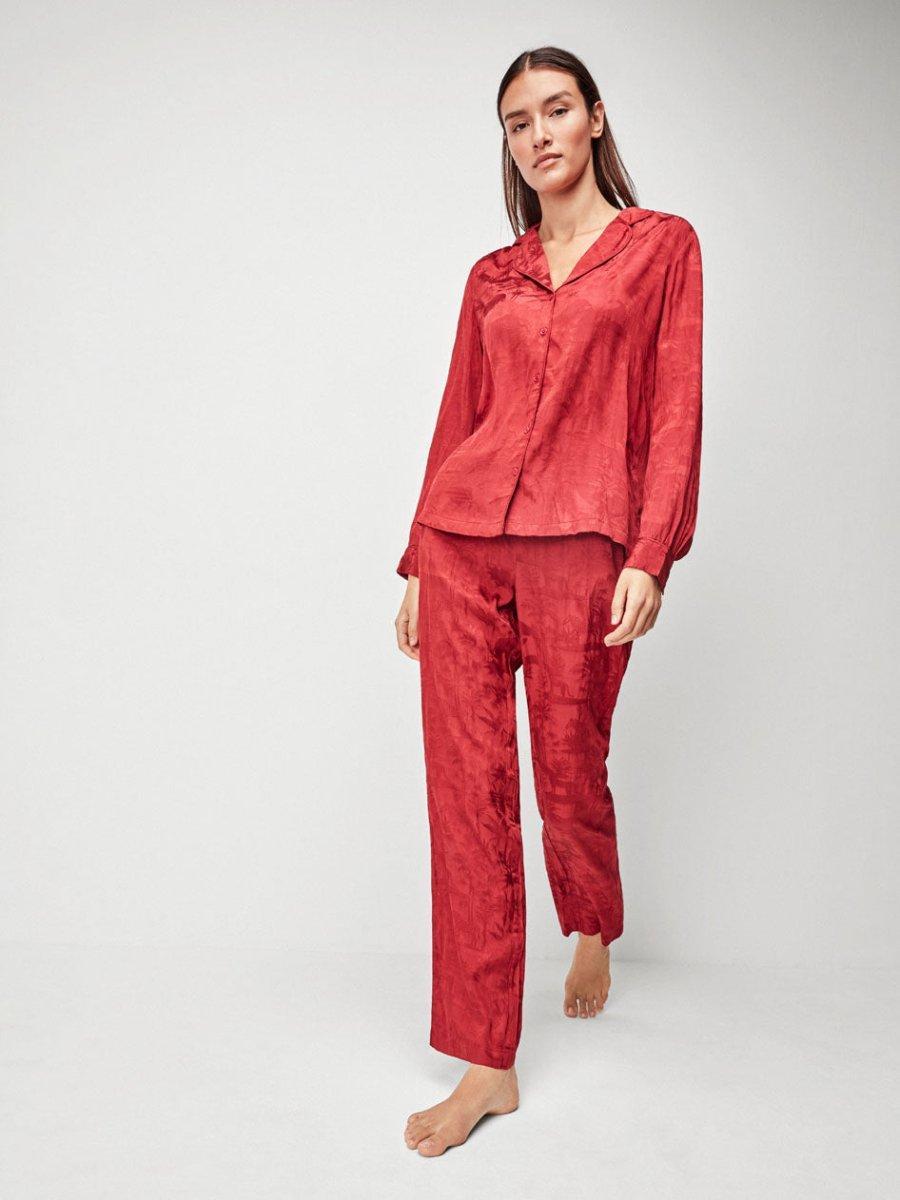 Pigiama donna aperto Gisela in viscosa e seta 20077 - Caos Intimo Donna - Uomo - Bambini - Casa - Gisela