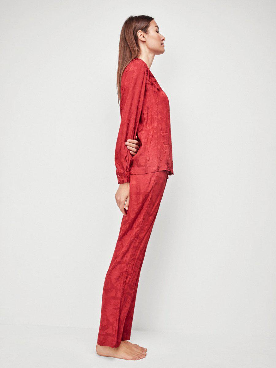 Pigiama donna aperto Gisela in viscosa e seta 20077 - Caos Intimo Donna - Uomo - Bambini - Casa - Gisela