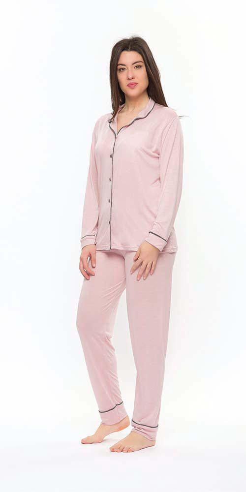 Pigiama donna aperto invernale viscosa Gary S50176 - Caos Intimo Donna - Uomo - Bambini - Casa - Gary