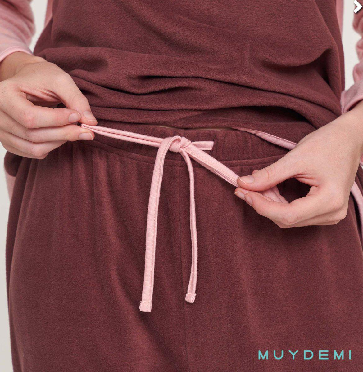 Pigiama donna invernale serafino pile Muydemi 270204 - Caos Intimo Donna - Uomo - Bambini - Casa - Muydemi