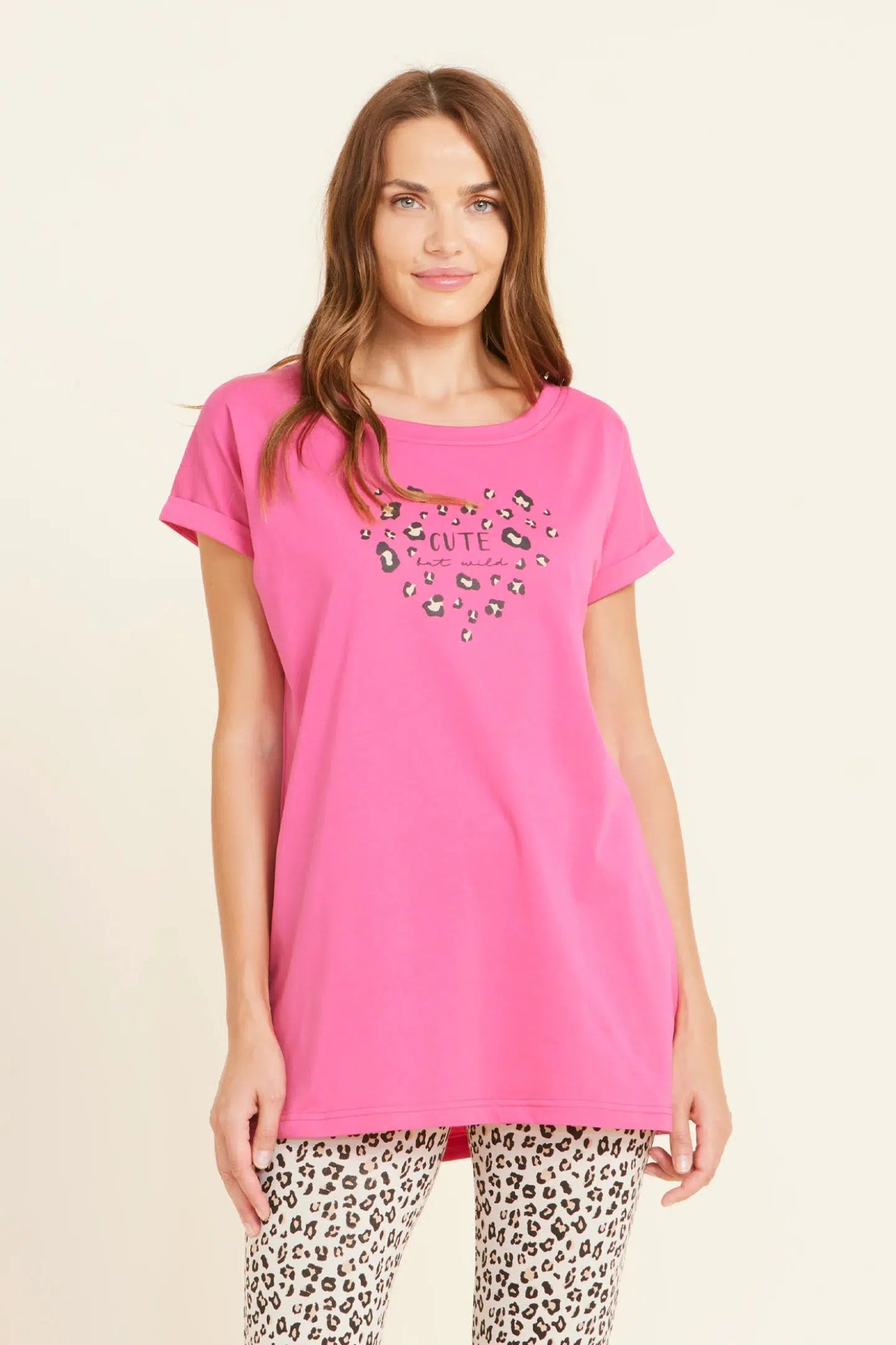 Pigiama donna mezza manica pinocchietto cotone Noidinotte Cute FA8169 - Caos Intimo Donna - Uomo - Bambini - Casa - Noidinotte