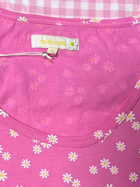 Pigiama donna puro cotone spalla larga pantalone corto Noidinotte FA8208 - Caos Intimo Donna - Uomo - Bambini - Casa - Noidinotte