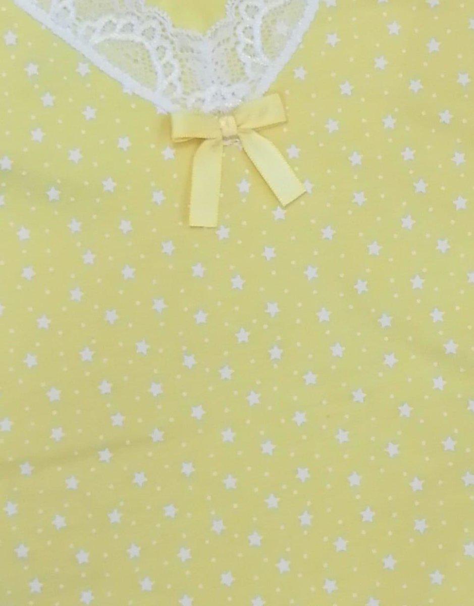 Pigiama donna puro cotone spallina e pantalone corto Noidinotte Delia Corason Stars FA7778AB - Caos Intimo Donna - Uomo - Bambini - Casa - Noidinotte