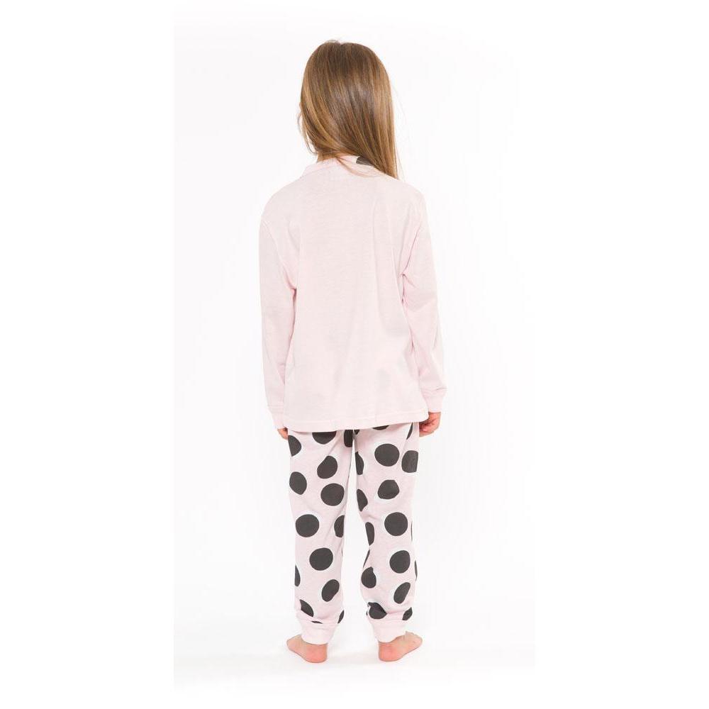 Pigiama Gary bambina manica lunga 2 bottoni L20008 - Caos Intimo Donna - Uomo - Bambini - Casa - Gary