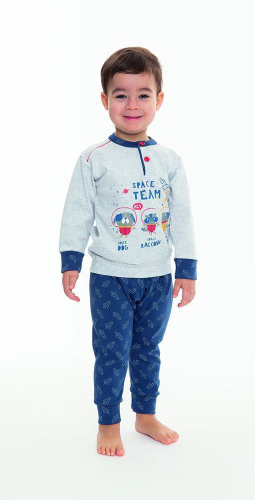 Pigiama Gary neonato interlock 2 bottoni N10014 - Caos Intimo Donna - Uomo - Bambini - Casa - Gary