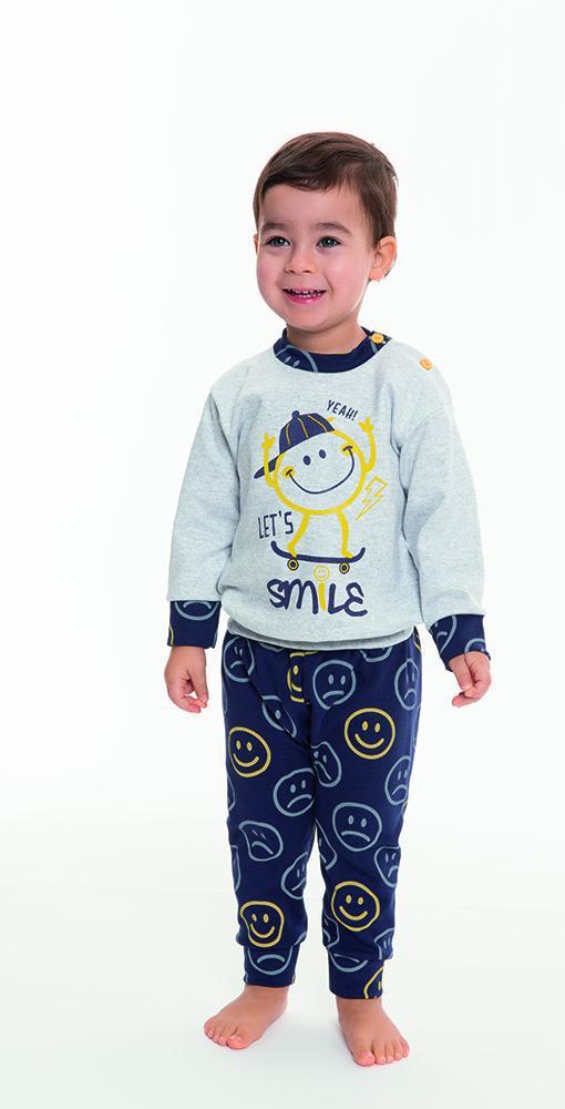 Pigiama Gary neonato interlock apertura spalla N10013 - Caos Intimo Donna - Uomo - Bambini - Casa - Gary