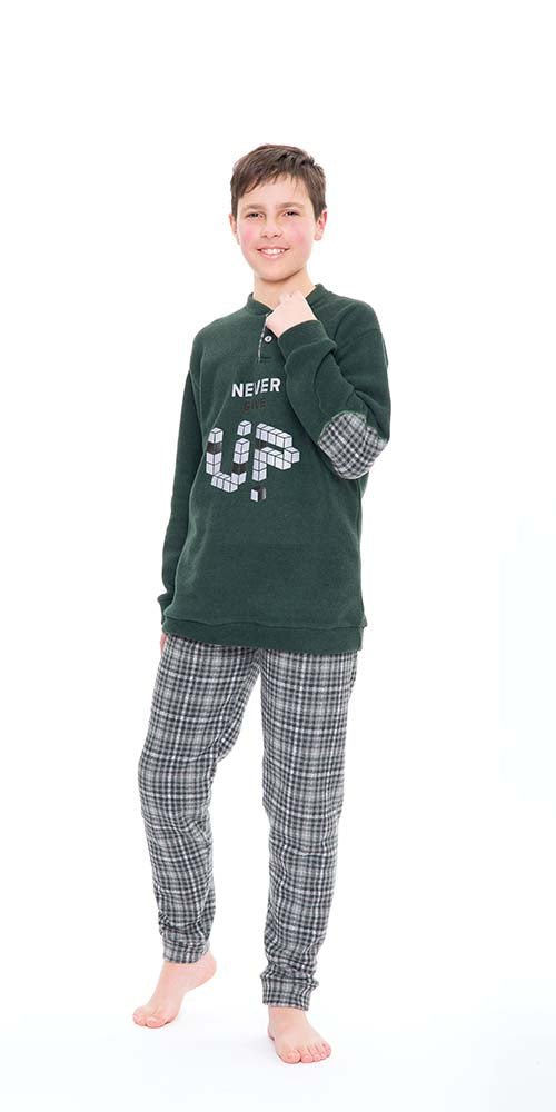 Pigiama in Punto Milano ragazzo Gary S40057 - Caos Intimo Donna - Uomo - Bambini - Casa - Gary