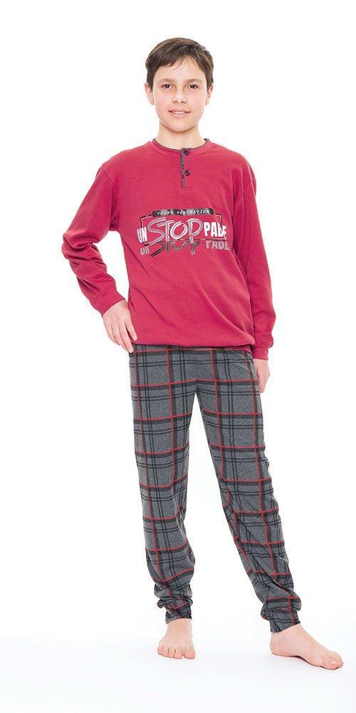 Pigiama interlock ragazzo Gary S40010 - Caos Intimo Donna - Uomo - Bambini - Casa - Gary