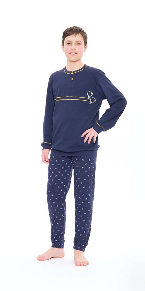 Pigiama interlock ragazzo Gary S40013 - Caos Intimo Donna - Uomo - Bambini - Casa - Gary