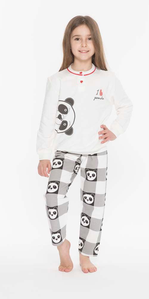 Pigiama invernale bambina cotone felpato Gary Q20040 - Caos Intimo Donna - Uomo - Bambini - Casa - Gary