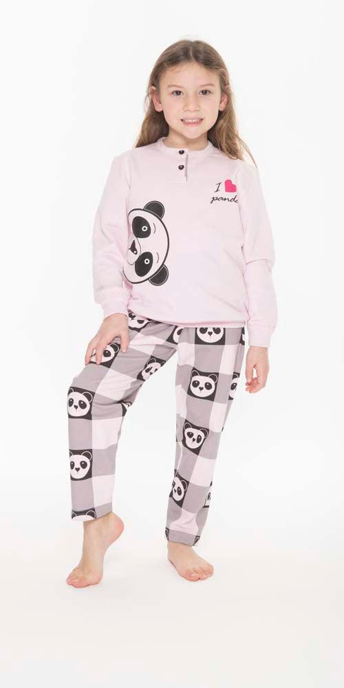 Pigiama invernale bambina cotone felpato Gary Q20040 - Caos Intimo Donna - Uomo - Bambini - Casa - Gary