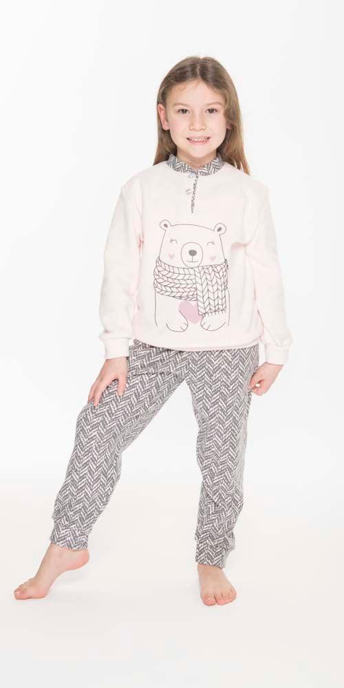 Pigiama invernale bambina punto Milano Gary Q20063 - Caos Intimo Donna - Uomo - Bambini - Casa - Gary