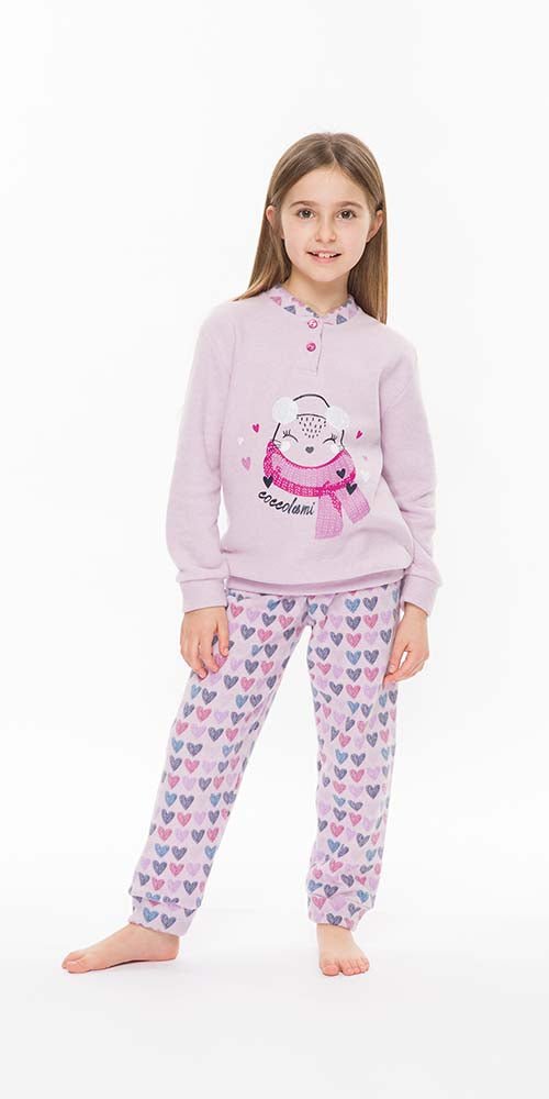 Pigiama invernale bambina punto Milano Gary S20056 - Caos Intimo Donna - Uomo - Bambini - Casa - Gary
