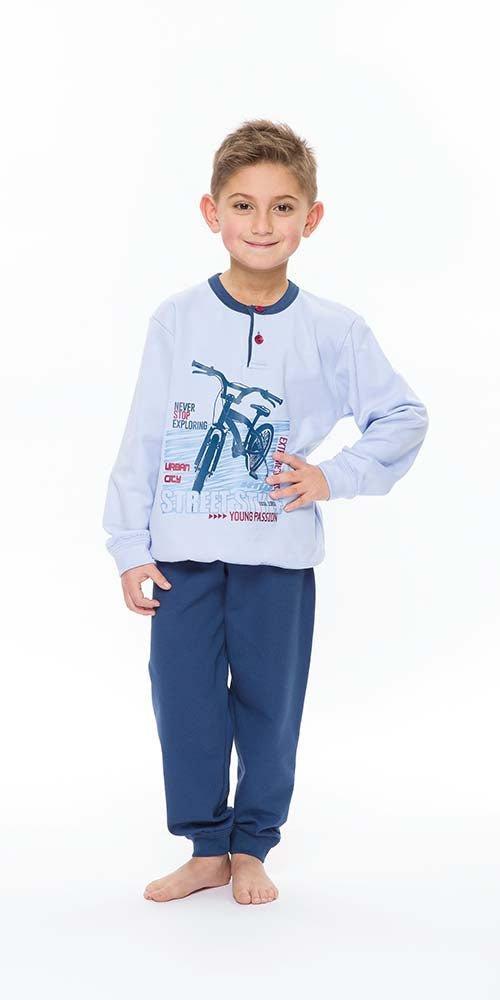 Pigiama invernale bambino cotone felpato Gary S20045 - Caos Intimo Donna - Uomo - Bambini - Casa - Gary