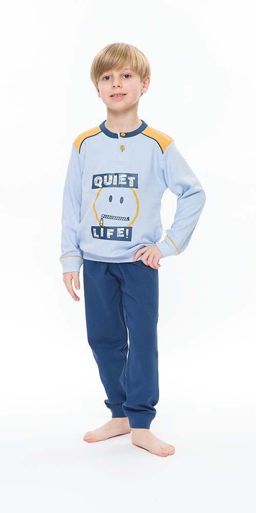 Pigiama invernale bambino interlock Gary S20025 - Caos Intimo Donna - Uomo - Bambini - Casa - Gary