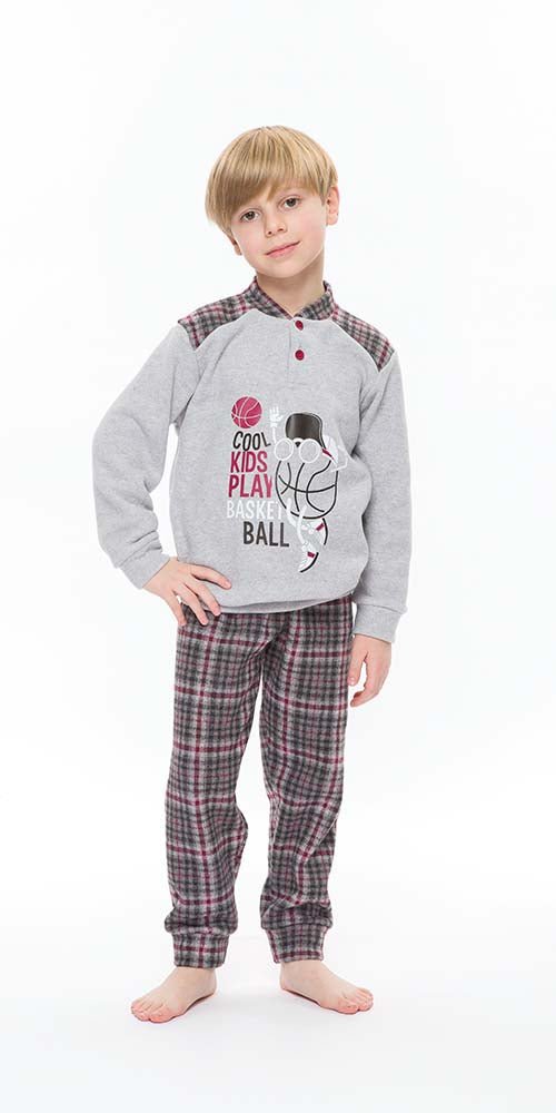 Pigiama invernale bambino punto Milano Gary S20081 - Caos Intimo Donna - Uomo - Bambini - Casa - Gary