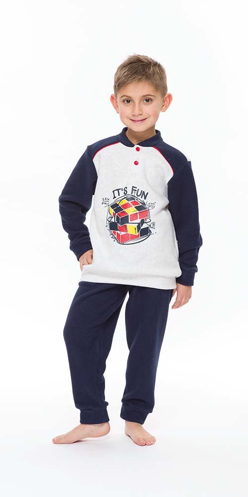 Pigiama invernale bambino punto Milano Gary S20084 - Caos Intimo Donna - Uomo - Bambini - Casa - Gary