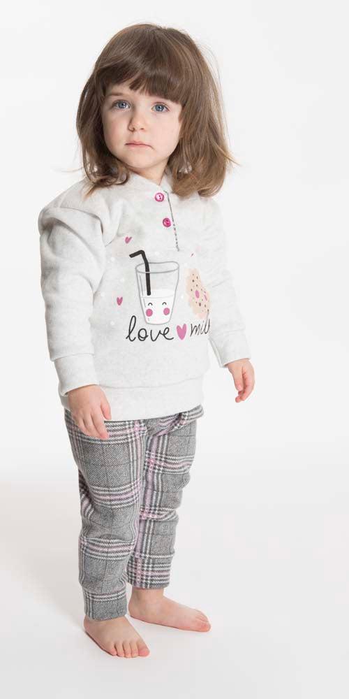 Pigiama invernale neonata bambina Gary in punto Milano Q10043 - Caos Intimo Donna - Uomo - Bambini - Casa - Gary