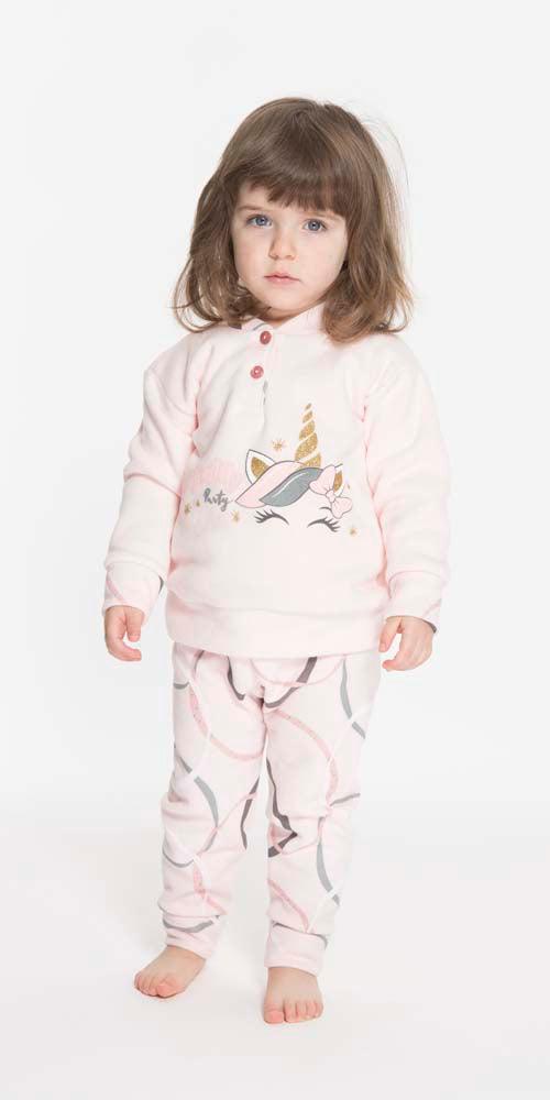 Pigiama invernale neonata bambina Gary in punto Milano Q10045 - Caos Intimo Donna - Uomo - Bambini - Casa - Gary