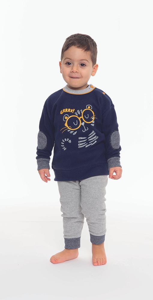 Pigiama invernale neonato bambino Gary in punto Milano N10055 - Caos Intimo Donna - Uomo - Bambini - Casa - Gary