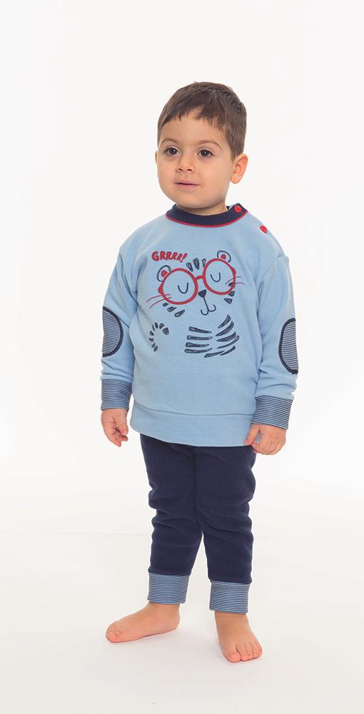 Pigiama invernale neonato bambino Gary in punto Milano N10055 - Caos Intimo Donna - Uomo - Bambini - Casa - Gary