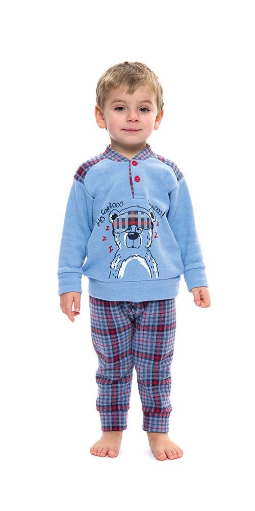 Pigiama invernale neonato bambino Gary in punto Milano S10055 - Caos Intimo Donna - Uomo - Bambini - Casa - Gary