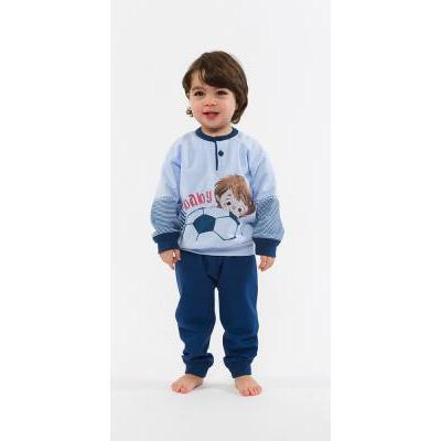 Pigiama invernale Neonato con due bottoni felpa Gary H10034 - Caos Intimo Donna - Uomo - Bambini - Casa - Gary