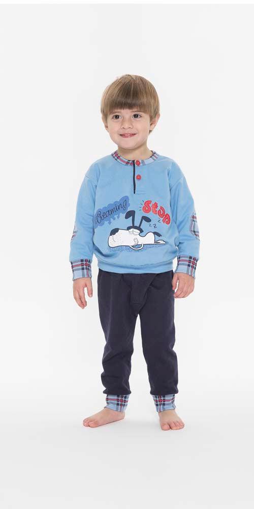 Pigiama invernale Neonato serafino con due bottoni felpa Gary Q10034 - Caos Intimo Donna - Uomo - Bambini - Casa - Gary
