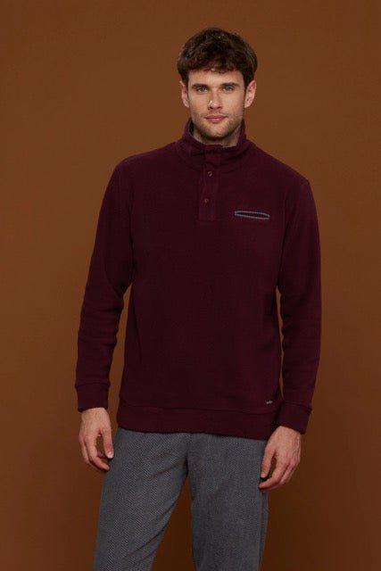Pigiama micropile uomo collo alto serafino Noidinotte FC2773 - Caos Intimo Donna - Uomo - Bambini - Casa - Noidinotte