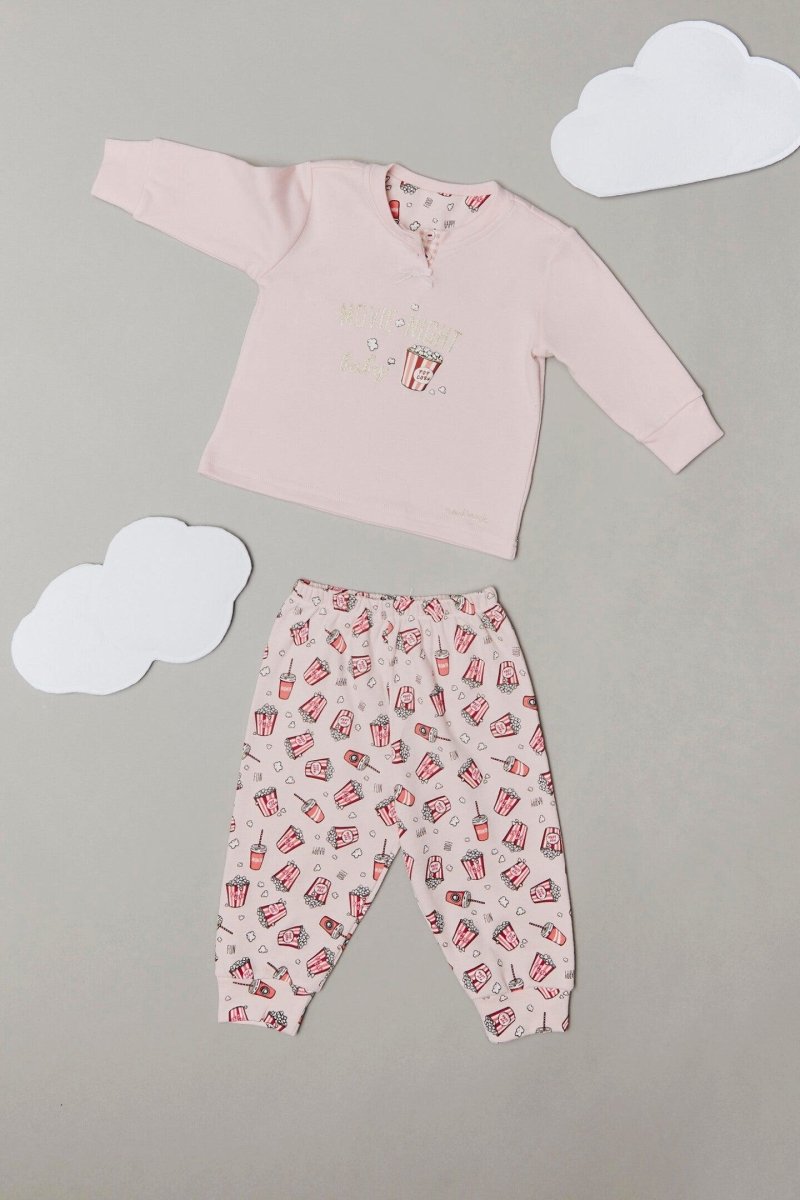 Pigiama neonata interlock Noidinotte FT683 Baby Pop Corn - Caos Intimo Donna - Uomo - Bambini - Casa - Noidinotte