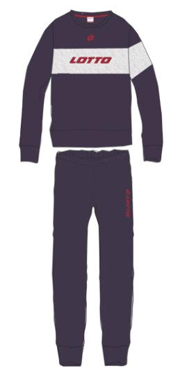 Pigiama ragazza interlock Lotto LP2061 - Caos Intimo Donna - Uomo - Bambini - Casa - Lotto