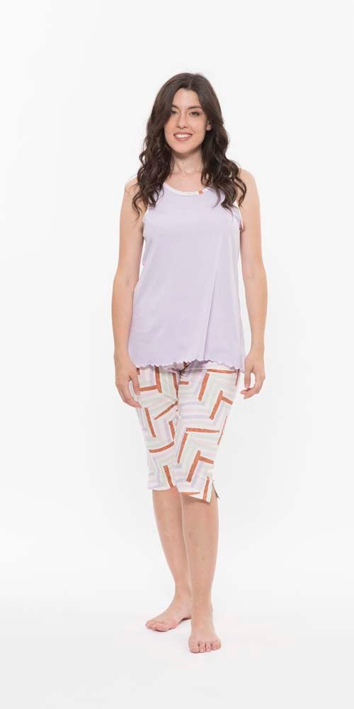 Pigiama spalla pinocchietto donna Jersey Gary R55023 - Caos Intimo Donna - Uomo - Bambini - Casa - Gary