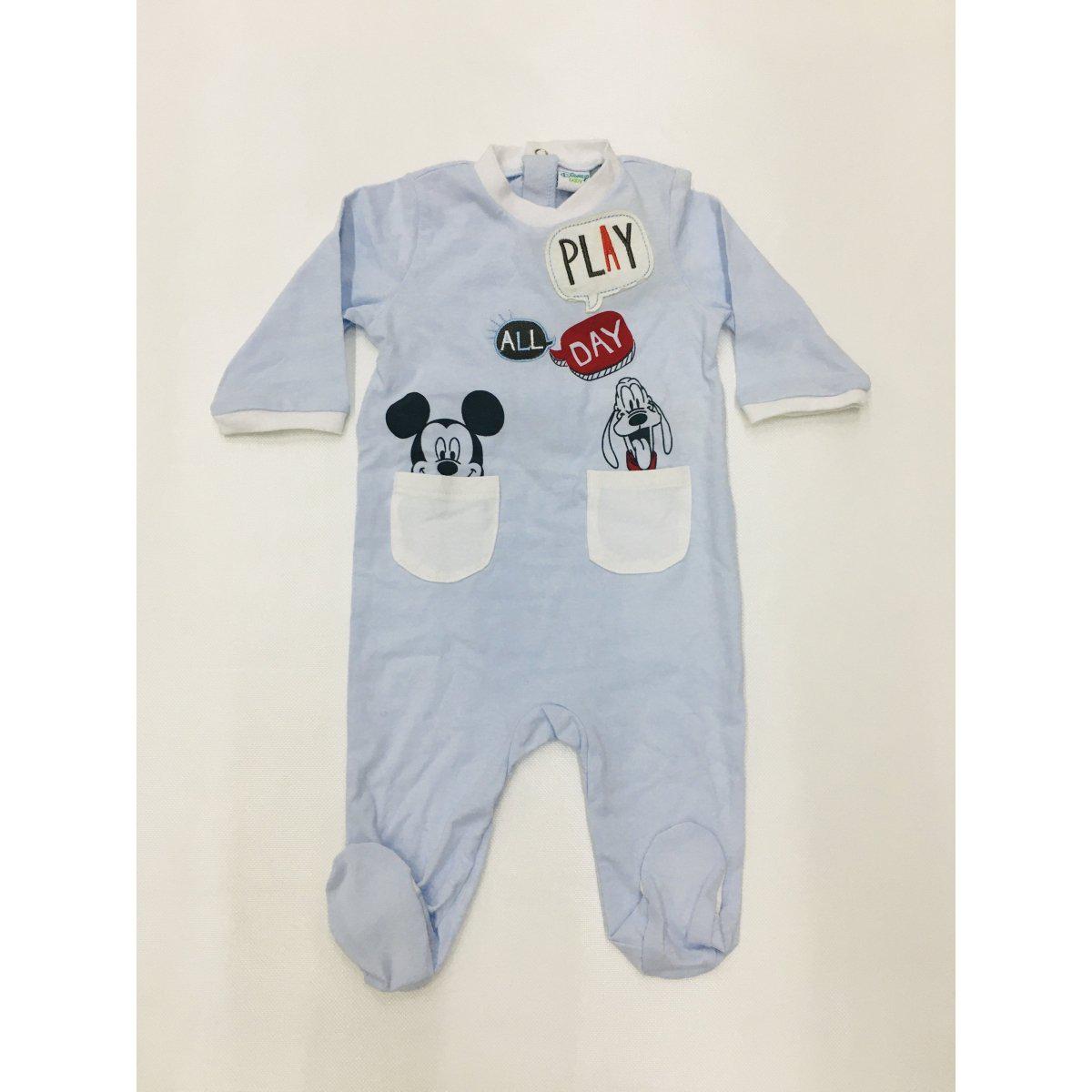 Pigiama tutone cotone neonato bambino Disney ER0012 - Caos Intimo Donna - Uomo - Bambini - Casa - Disney