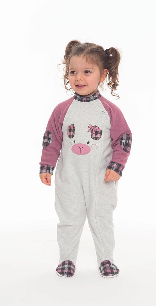 Pigiama tutone invernale neonata bambina Gary in punto Milano N10050 - Caos Intimo Donna - Uomo - Bambini - Casa - Gary