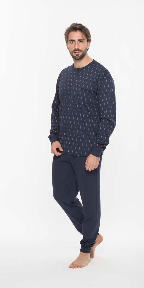 Pigiama uomo Gary calibrato interlock Q60035CONF - Caos Intimo Donna - Uomo - Bambini - Casa - Gary
