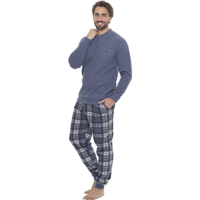 Pigiama uomo Gary calibrato punto milano flanellato Q60060CONF - Caos Intimo Donna - Uomo - Bambini - Casa - Gary