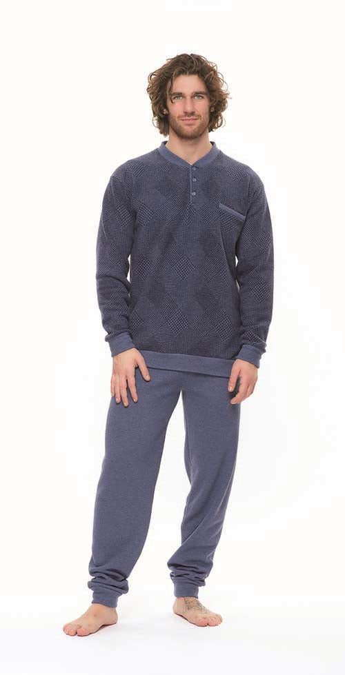 Pigiama uomo Gary calibrato punto milano flanellato S60061CONF - Caos Intimo Donna - Uomo - Bambini - Casa - Gary